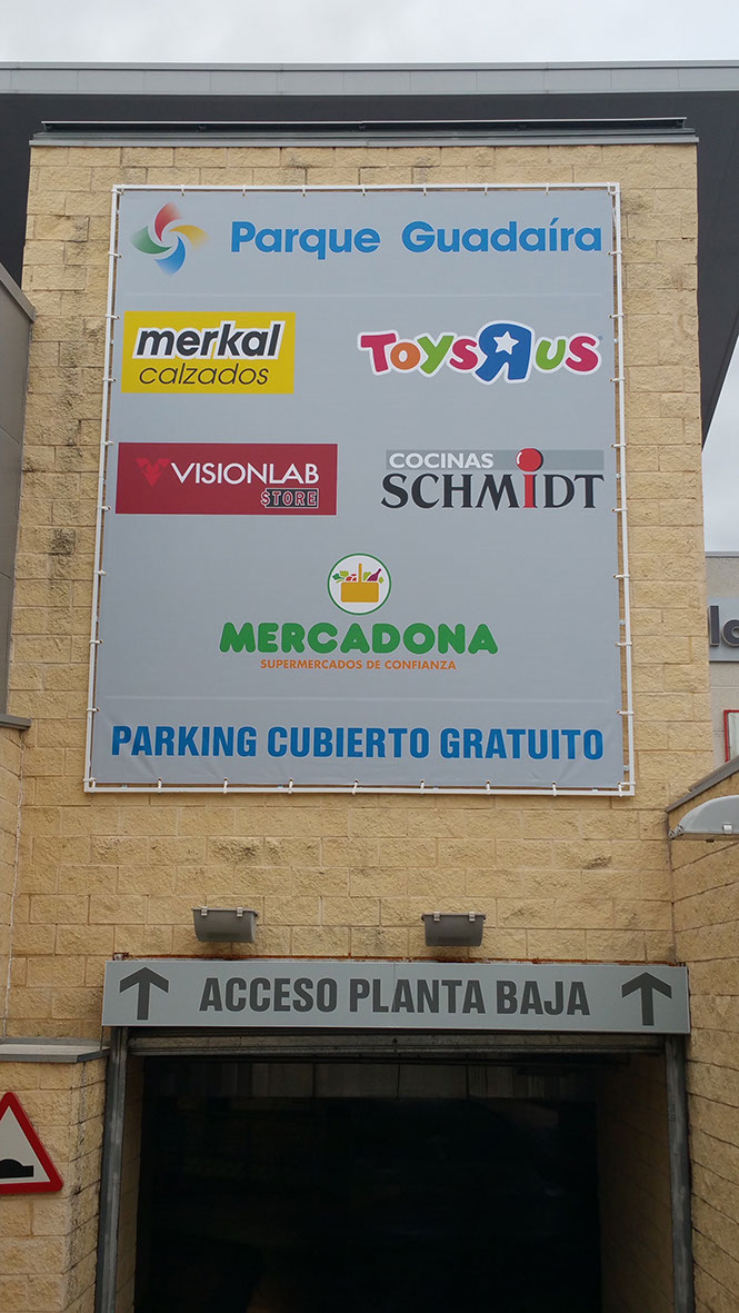 lona impreso con estructura