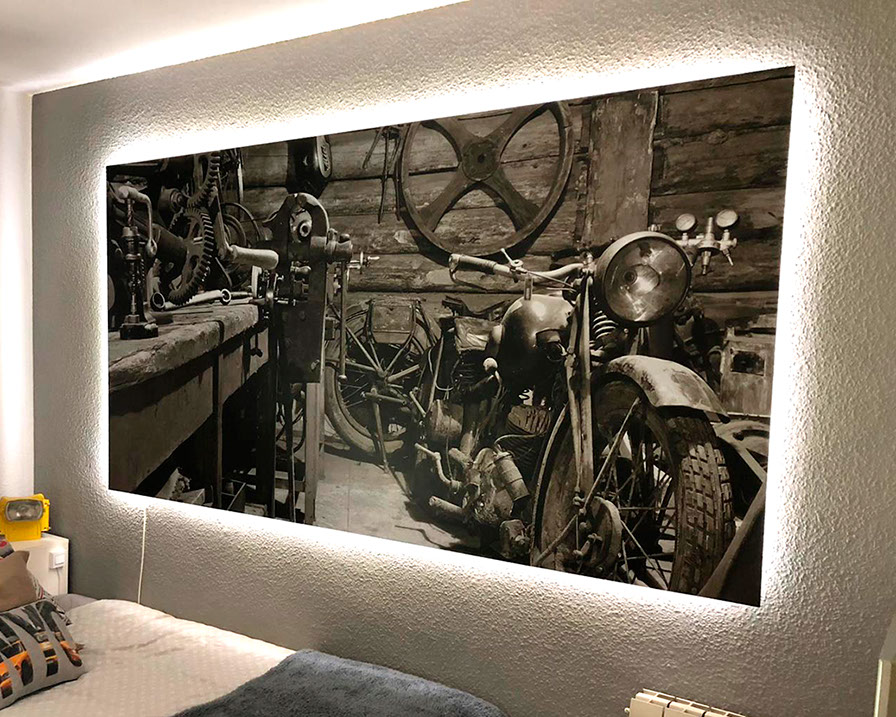 vinilo sobre aluminio