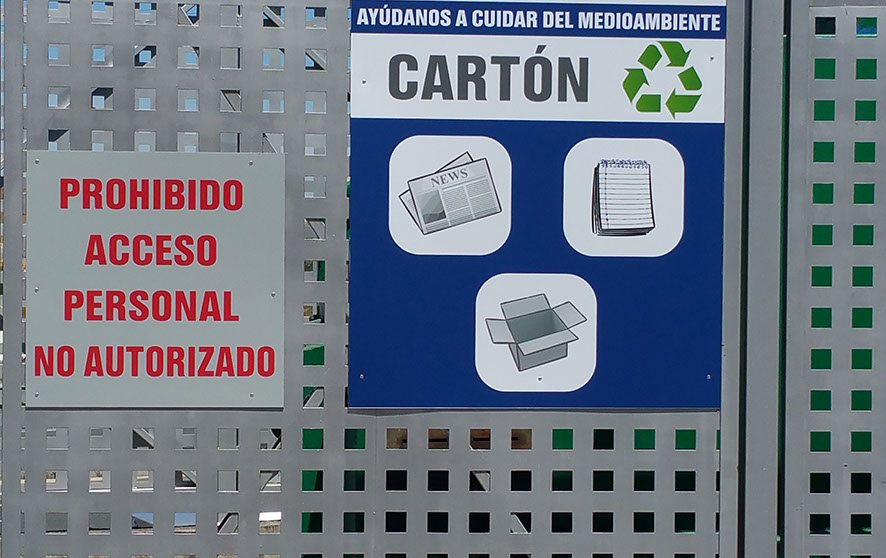 vinilo impreso sobre aluminio con estructura