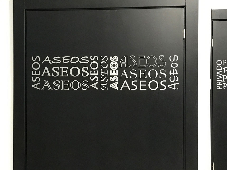 vinilo de corte blanco